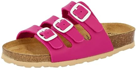Lico Unisex Kinder Bioline Kids 3-schnaller Pantoletten