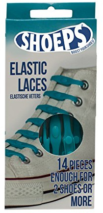 Shoeps Elastic Schnürsenkel, violett, Normal (14 im Pack)