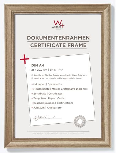 Walther JA130D Bilderrahmen Lounge Rahmen, 21 x 30 cm, Stahl