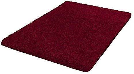 Kleine Wolke Seattle / 70 x 120 cm/Farbe Granat Badteppich, Polyester, 70x120x3 cm