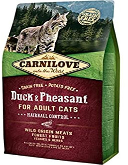 Carnilove – Katze Adult Hairball Control im Ente und im Fasan