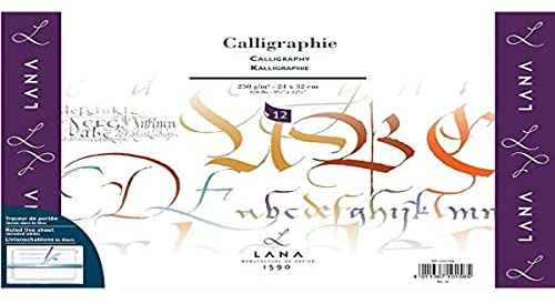 Calligraphie Block 250g/m², 24x32cm, 12Blatt