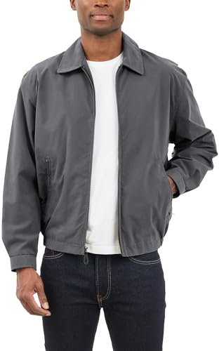 LONDON FOG Herren Auburn Baumwolle, leicht, Jacke, Stahl, 4X Hoch
