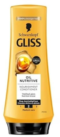 3 x Gliss Kur ConditionerÖl nutritiv für langes Haar - 200 ml