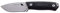 J&V Adventure Knives JV Cuchillo CHACAL Mini MICARTA Negra para Caza, Pesca, Supervivencia y Bushcraft Realizado en Albacete + Portabotellas de Regalo