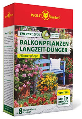WOLF Garten - Energy Depot Balkon-Langzeitdünger ED-BK 0,81 (für ca. 8 Blumenkästen/Jahr); 3876005
