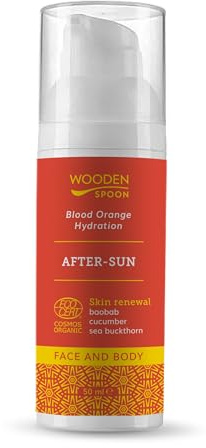 Wooden Spoon Organic After Sun Skin Renewal Blood Orange Hydration (100ml)