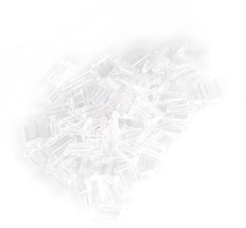 Wytino Accessori per occhiali senza montatura, 3 modelli Nuovo manicotto di montaggio a compressione in plastica per occhiali senza montatura Accessori - 100 pezzi(* * 1.4 0.8 0.7)