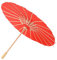 Sombrilla de papel de estilo chino japonés de 23 pulgadas, sombrilla para bodas, despedidas de soltera, favores de fiesta, pintura a mano para niños y sesiones fotográficas(rojo)