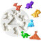 CMJ Dinosaur Volcano T-Rex Silicone Mould 3D Cake Icing Chocolate Fondant UK Seller