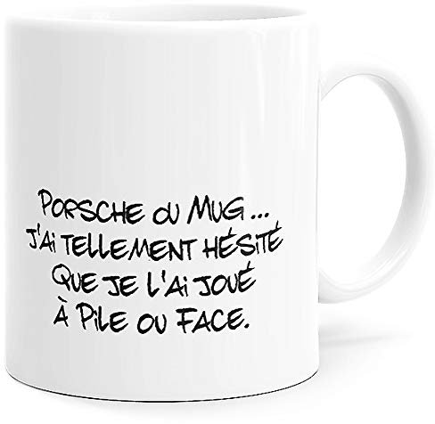 Luigi Collection Mug Humour Voiture Prestige Tasse Message drôle. Idée Cadeau Original Amis Pote Couple Amoureux Collègue Frère Sœur pour Anniversaire Noël Souriez dès le Réveil.