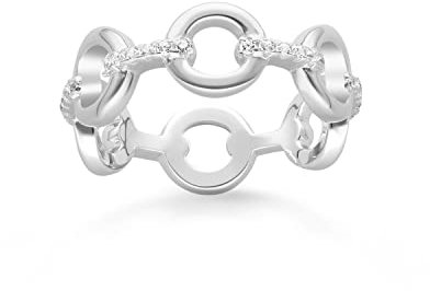 ORUS BIJOUX Elise Ring, Silber, Zirkonia, Weiß, Silber, zirkonia