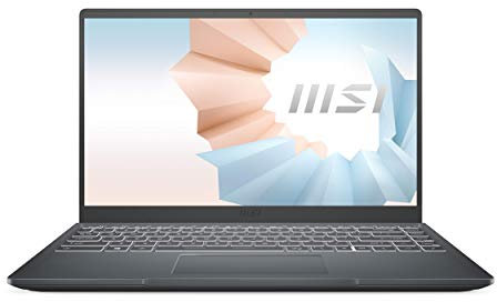 MSI 14 Ultra Slim Lightweight Modern Business Laptop Intel Core i7-1165G7 Iris Xe 8GB 512GB NVMe SSD Win10