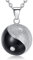EUDORA Harmony Ball Collier Bola de Grossesse pour Femmes Enceinte, Collier Yin Yang Feng Shui Tai Chi Musique Bell Pendentif pour Femmes Enceinte Bébé Mère Cadeau Original, 76cm +114cm