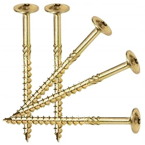 10 x 100mm Wood Screws Timber TORX Wafer Head for Decking Sleeper Railway Long Connector