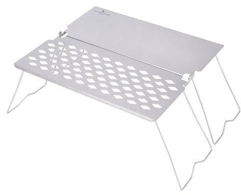 iBasingo Camping Klapptisch Titan Grill Tisch Tragbare Kleine Kochausrüstung Outdoor BBQ Platte Picknick Rucksack Wandern Topf und Tee Set Stand Rack Kit Küche Schneidebrett Ti2028C