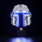 LocoLee Led Licht Set Kompatibel mit LEGO Mandalorianer Helm, Led Beleuchtungs Set Compatible with LEGO 75328 Mandalorianer Helm - Nur Lichter-Set,Kein Modell (Version mit Lichtsteuerung)