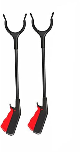 Müllzange Kinder 2 stk,Klein,30cm/60cm MüLlgreifer, Kinder Greifzange, Senioren Kurz MüLlgreifer, Greifarm Garten Greifer, MüLlsammelklammern MüLlzange, HygienemüLlklammern ( Size : 60cm(23.6in) )