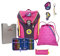 DerDieDas ErgoFlex MAX Superflash Schulranzenset 5-teilig Pink Mermaid