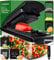 Coupe Legumes Multifonctions - Spiraliseur et Decoupe Legumes Manuel - Coupe Legume Cube Oignon Carotte Concombre Tomates Fruits - Cuisine Accessoires (9-en-1 Noir)