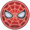 Open Road Brands Targa rotonda in metallo con maschera di Spider-Man Marvel, finta neon, divertente decorazione da parete per grotta o sala cinema