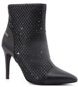 Liu Jo Stivaletto Donna Ankle Boot Vickie 148 Nero con Strass D24LJ23 SF3143 41