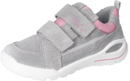 RICOSTA Mädchen Low-Top Sneaker Move, Kinder Halbschuhe, Weite: Mittel, lose Einlage, RicostaTEX, Strassenschuhe, Graphit/Mallow (450), 30 EU