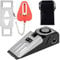 Door Stop Alarm & Portable Door Lock, Adjustable Sensitivity Door Wedge Alarm, Door Stopper with 120DB Security Alarm, Security Stopper Alarm for Traveling, Apartment, Hotel and Home (Black+Red)