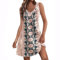 Robe Longue Blanche Été Légère Mi-Longue en Lin - Fluide pour Femme - Rose XL