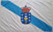 Bandera de Galicia, reforzada con 4 ojales, 150 cm x 90 cm (Galicia) Ideal Balcones MateyCo