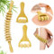 Faszienstab Holz - 3 Stück Faszienrolle Holz, Massageroller für Rücken, Cellulite & Mehr, Entspannt Effektiv die Muskeln und Lindert Müdigkeit, Faszienrolle für Zuhause, Büro, Reisen