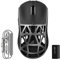 ATTACK SHARK R2PRO 45g Souris Super Léger en Alliage de Magnésium, PixArt PAW3950 Capteur, 42000DPI, 8000Hz Polling Rate, 2,4G/BT/Filaire, G502, Souris Programmables avec Câble Spiralé, PC/Mac, Gris