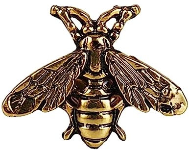 Broschen Brosche Insekt Biene Anstecknadeln Broschen Vintage Silber Gold Farbe Damen und Herren Anstecknadeln und Broschen Schmuck Anstecknadel for Frauen Broschennadeln(Gold)