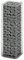 AUVYI Steinkorb Gartendeko Gabione mit Deckeln 100x30x30 cm Gartenzaun Gabionenwand Stabile Konstruktion Pflanzenwand Steingabionen Steingabione Gabionenkörbe Drahtkorb Verzinkter Draht