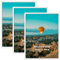 Vasemouh Bilderrahmen 30x40 cm, 3er-Set weiße Posterrahmen, ideal für Wandmontage, perfekt für große Fotos und Kunstwerke