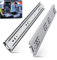 SLIDEWAY Heavy Duty Drawer Runners Slides,90Kg Load Capacity Drawer Slide Full Extension Ball Bearing Draw Runner,Side Mount Rails Track Glides 1 Pair -26(650mm)