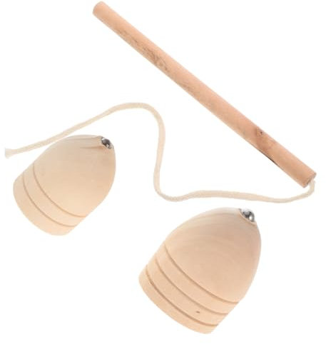 GARVALON 1 Satz Kreisel Traditionelles Nostalgisches erweiterte Wattestäbchen Kinderbett-Hochstuhl Auto drehen Kreisel für Holz Khaki