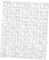 DIYEAH 1 Satz Alphanumerische Vorlage Wandbild Vorlagen Zahlen Vorlagen Quilt Rahmen Wandteppiche Hohle Vorlagen Brief Vorlagen Tafel Vorlagen Malvorlagen Schablone Buchstaben Die 40 Stück
