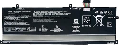 WE04XL WE04068XL N39817-CF1 Batterie de Remplacement Ordinateur Portable pour HP Pavilion Plus 16-AB 16T-AB/Spectre x360 14-AA 14-EU 2-in-1 / Envy x360 16-AC 16-ad 2-in-1 Series (7.72V 68Wh)
