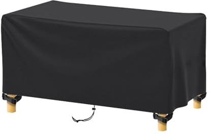 Bache Table Exterieur 320 L x100 l x40 Hcm Protection Salon De Jardin Xxl,House De Protection Table Exterieur,Housse Protection Table De Jardin,Couverture pour Meubles de Jardin Coupe-Vent, Anti-UV