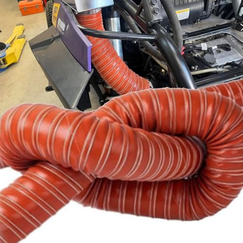 IMUNKT Tuyau D'Admission D'air Voiture Entrées D'air Tuyau Flexible Silicone, ID 40mm 51mm 70mm, Chaleur Resistant Conduit D'admission Pour Système D'air(0.5m(1.64ft),70mm(2 3/4))