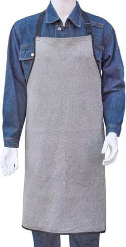 Delantal De Seguridad Para Carnicero, Ropa Resistente A Cortes, Delantal De Trabajo Protector, Resistente Al Desgaste Y A Las Puñaladas,Ropa Anticorte Resistente A Cortes,Ajustable A4(70x86CM)