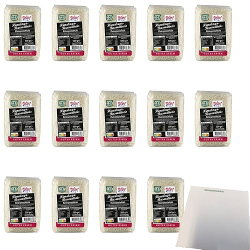 usy Bundle für Hofgut Himalaya Basmati VPE (14x500g Packung) + usy Block