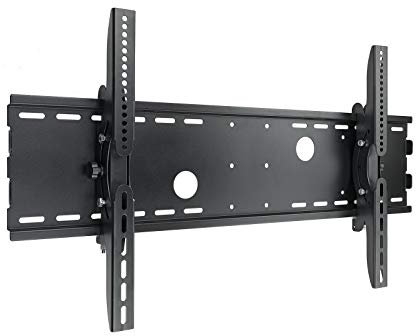 TooQ LP4970T-B - Supporto da parete con inclinazione fissa per monitor/TV/LED da 37 a 70, fino a 75 kg, distanza dalla parete 83 mm, inclinazione -15°, formato VESA fino a 800 x 400, colore: Nero