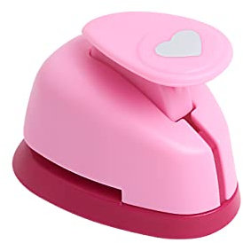 efco Stanzer XS, Herz Motivstanzer, Kern: Metall, pink, 5 x 3,5 x 4 cm