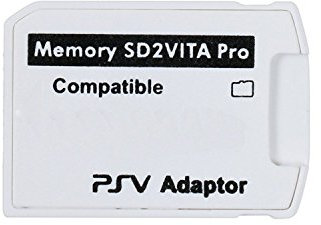 Adaptateur SD2Vita Pro 5.0 pour Carte mémoire Micro SD PSVITA de PS Vita 3.60~3.6X Henkaku, Couverture complète, Soutien 128-256GB MicroSD