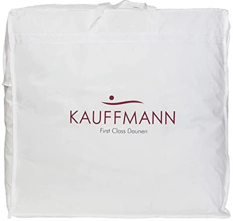 Kauffmann Comfort Daunendecke Light – 100 % reine ungarische Jungfrau-Daunen, französisches Bett, 200 x 200 cm