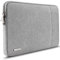 TECOOL 15.6 Inch Laptop Sleeve Protective Laptop Case 15.6 Inch for 15 15.6 HP Lenovo ThinkPad IdeaPad Dell Acer Asus Notebook Chromebook,Water-resistant Computer Case Laptop Bag with Pockets,Grey
