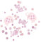 Unique 78370 Baby-Party-Elefanten-Konfetti – 14,2 g | Pink | 1 Packung, Rose