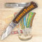 AV Andrea Verlag Taschenmesser Klappmesser - Männersache - Edelstahl Klinge | Geschenkidee Geschenk für Männer | Outdoor Messer